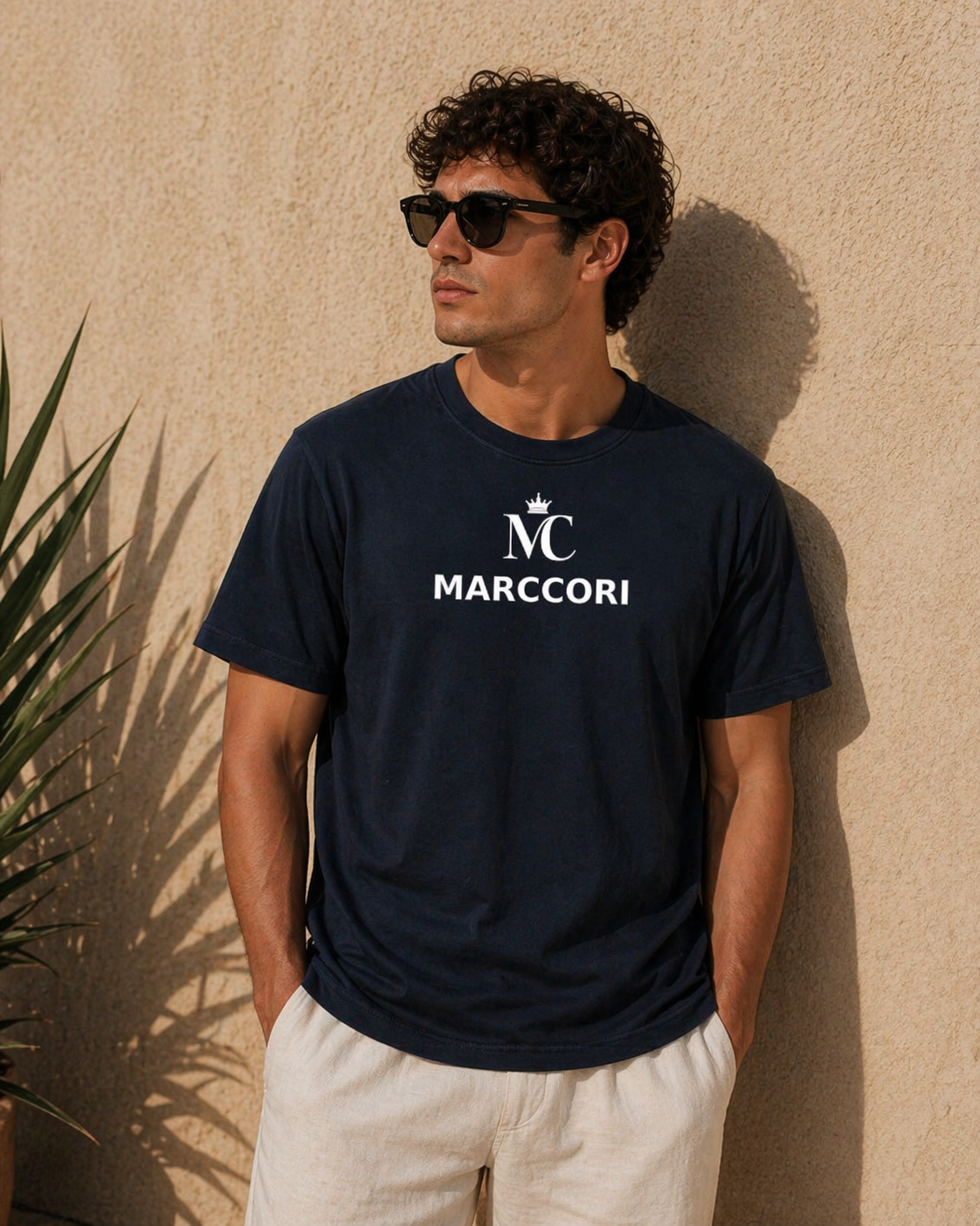 Camiseta de algodón para hombres - Vintage Wash Cotton T-Shirt