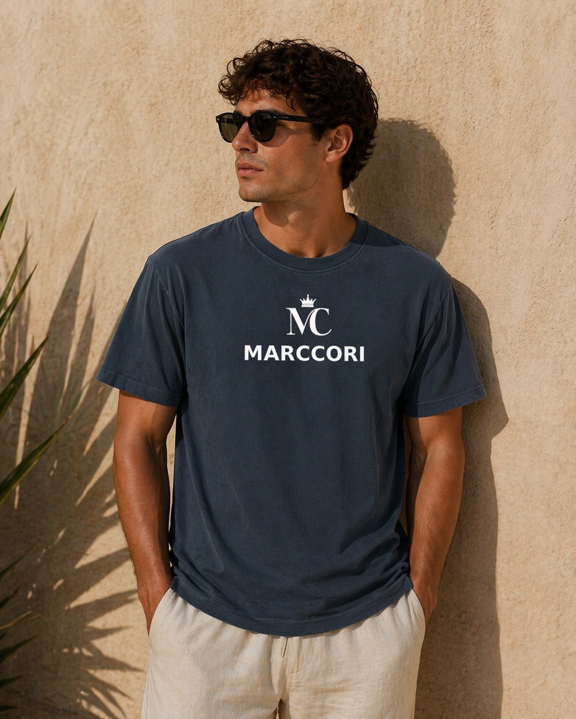 Camiseta de algodón para hombres - Vintage Wash Cotton T-Shirt