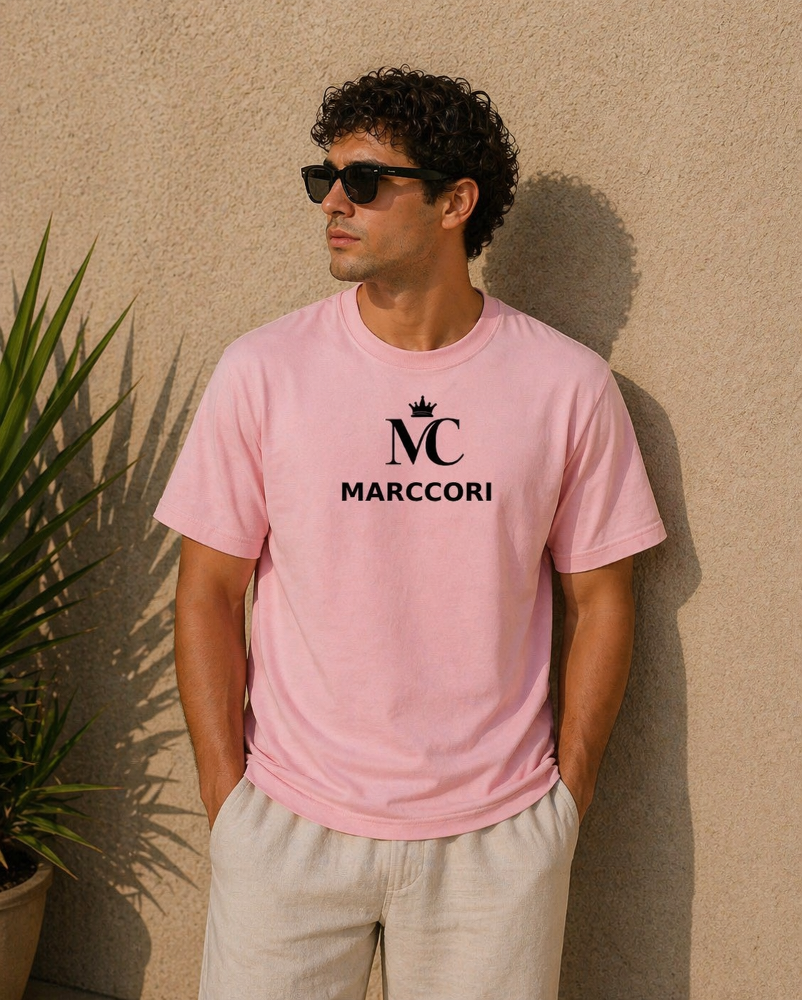 Camiseta de algodón para hombres - Vintage Wash Cotton T-Shirt